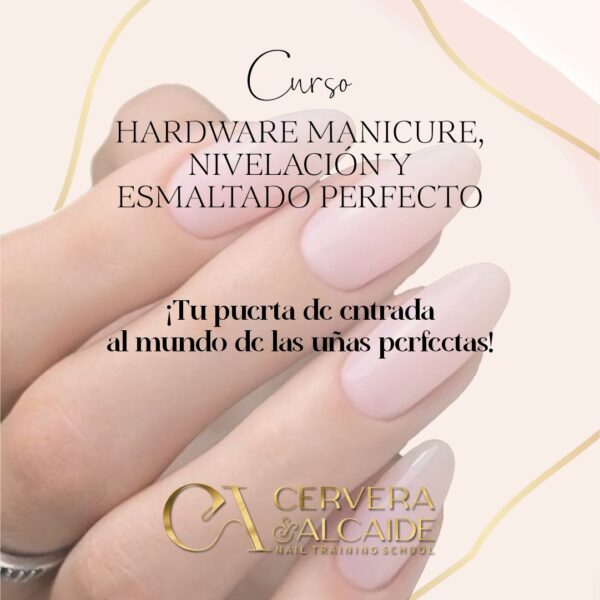 Hardware manicure, nivelación y esmaltado perfecto